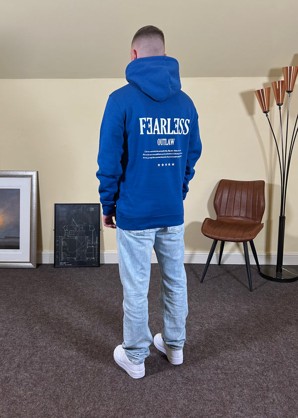 Fearless Outlaw Icon Hoodie - Royal Blue