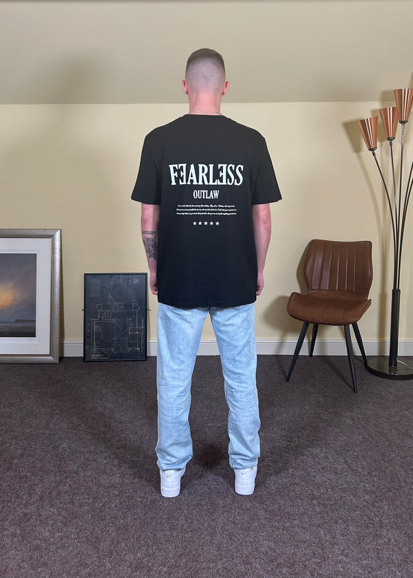 Fearless Outlaw Icon T-Shirt - Black