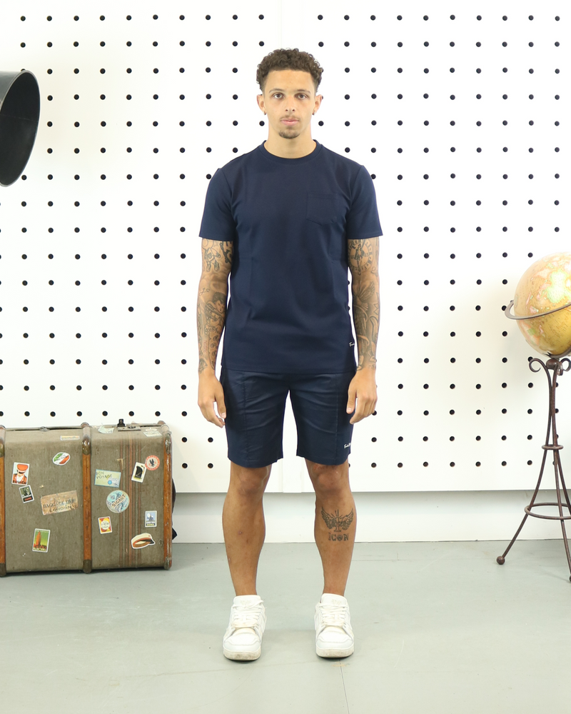 Fearless Outlaw Refined Pocket T-Shirt - Navy