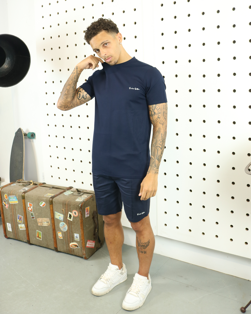 Fearless Outlaw Refined T-Shirt - Navy