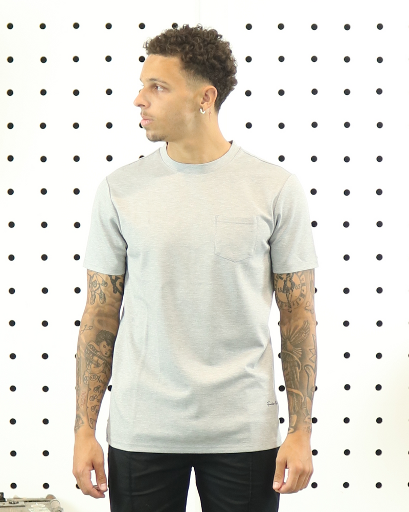 Fearless Outlaw Refined Pocket T-Shirt - Grey