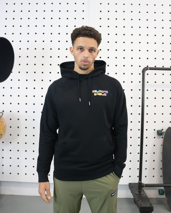 Fearless Outlaw Ransom Note Hoodie - Black