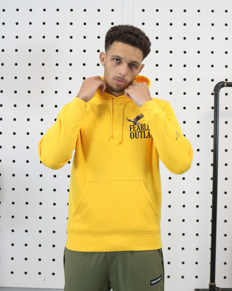 Fearless Outlaw Roman Hoodie - Spectre Yellow