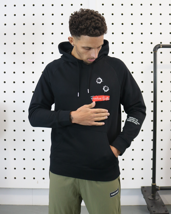 Fearless Outlaw Target Hoodie - Black