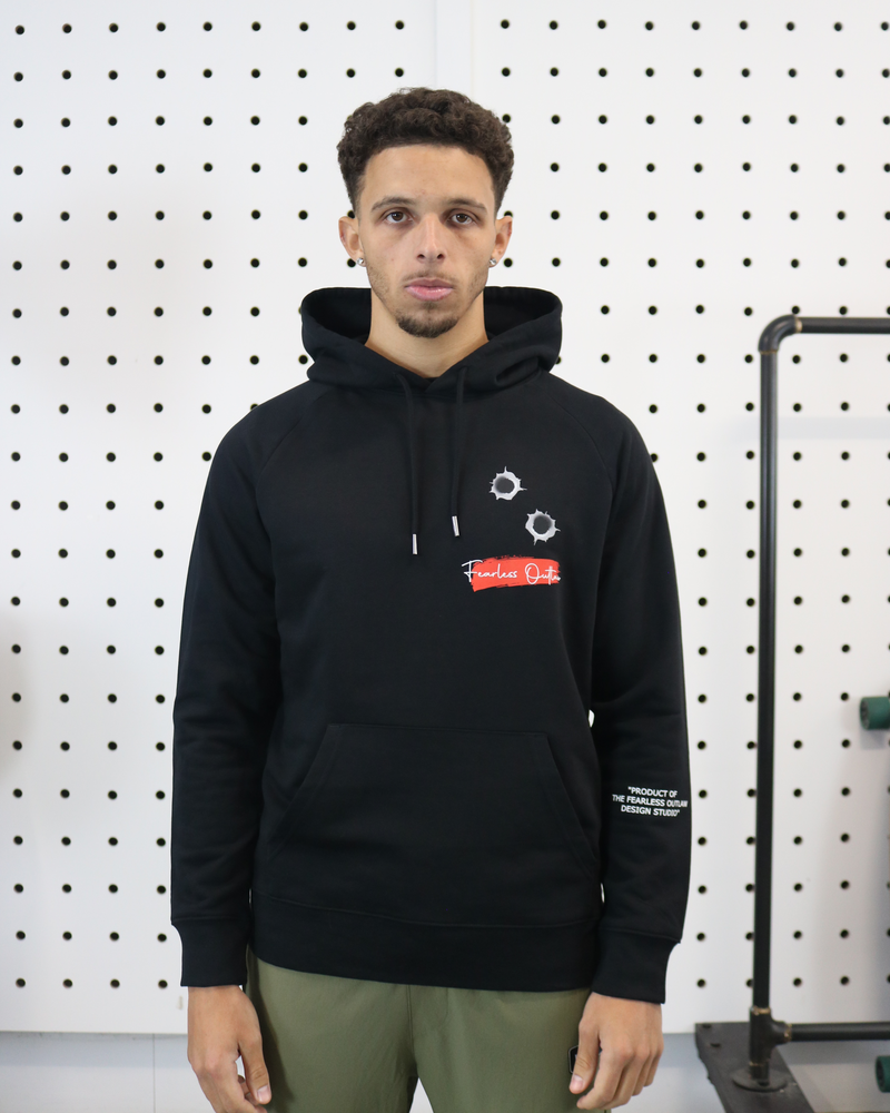 Fearless Outlaw Target Hoodie - Black